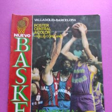 Coleccionismo deportivo: REVISTA NUEVO BASKET Nº 24 1981 POSTER HOLLIS COPELAND HELIOS SKOL - LIGA 80/81