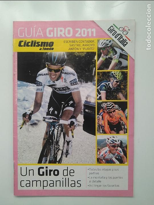 Coleccionismo deportivo: CICLISMO A FONDO GUIA GIRO 2011. POSTER VINCENZO NIBALI.. PERFECTO ESTADO