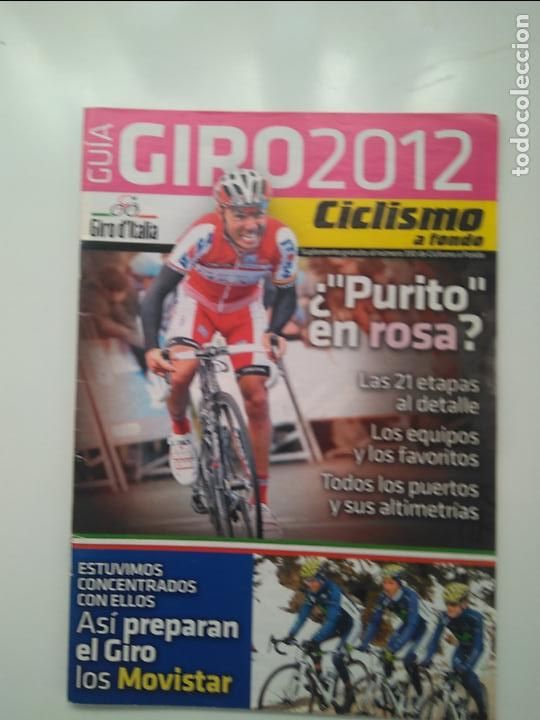 Coleccionismo deportivo: CICLISMO A FONDO GUIA GIRO 2012. POSTER MICHELE SCARPONI... PERFECTO ESTADO