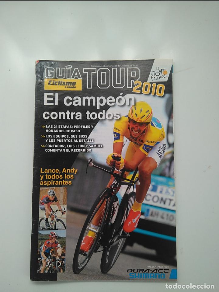 Coleccionismo deportivo: CICLISMO A FONDO GUIA TOUR DE FRANCIA 2010. PERFECTO ESTADO