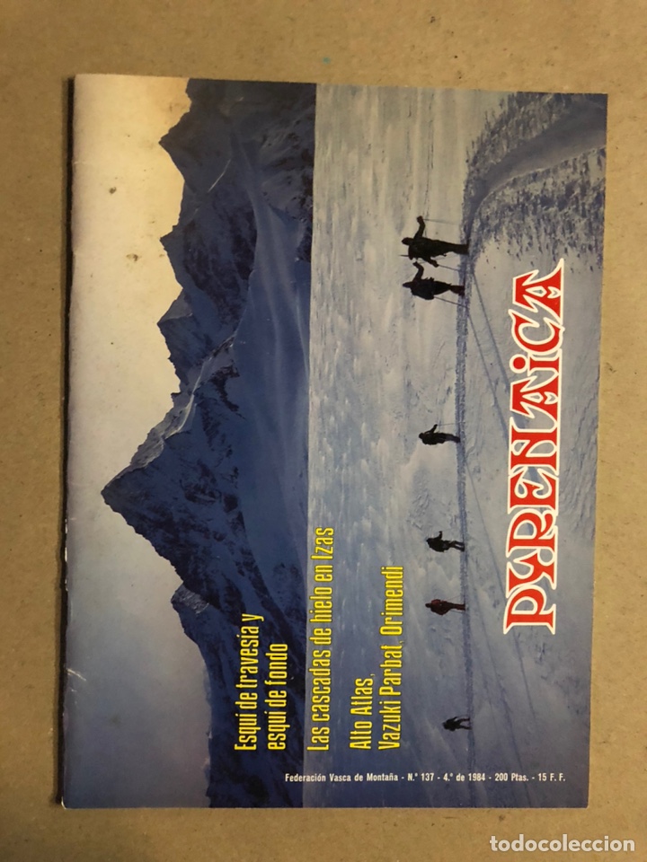 Sports collectibles: PYRENAICA N&deg; 137 (1984). REVISTA FEDERACI&Oacute;N VASCA DE MONTA&Ntilde;A. SUMARIO EN FOTOGRAF&Iacute;AS.