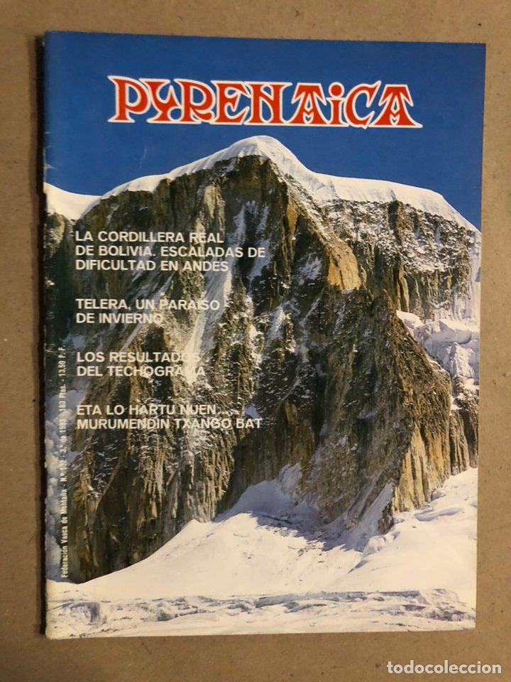 Sports collectibles: PYRENAICA N&deg; 132 (1983). REVISTA FEDERACI&Oacute;N VASCA DE MONTA&Ntilde;A. SUMARIO EN FOTOGRAF&Iacute;AS.