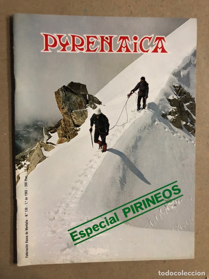 Sports collectibles: PYRENAICA N&deg; 130 (1983). REVISTA FEDERACI&Oacute;N VASCA DE MONTA&Ntilde;A. SUMARIO EN FOTOGRAF&Iacute;AS.
