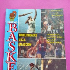 Coleccionismo deportivo: REVISTA NUEVO BASKET Nº 46 1981 POSTER DON ROUNDFIELD - ANGEL SANCHA - ART HOUSEY - NCAA 81/82