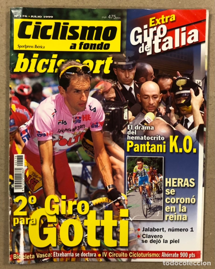 Coleccionismo deportivo: CICLISMO A FONDO N&deg; 176 (1999). MARCO PANTANI, GOTTI, ROBERTO HERAS, JALABERT, CLAVERO,..