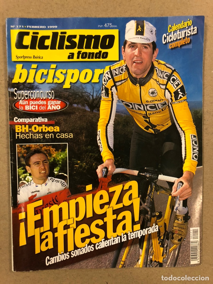 Coleccionismo deportivo: CICLISMO A FONDO N&deg; 171 (1999). ABRAHAM OLANO, ALEZ ZULLE, BH ORBEA,...