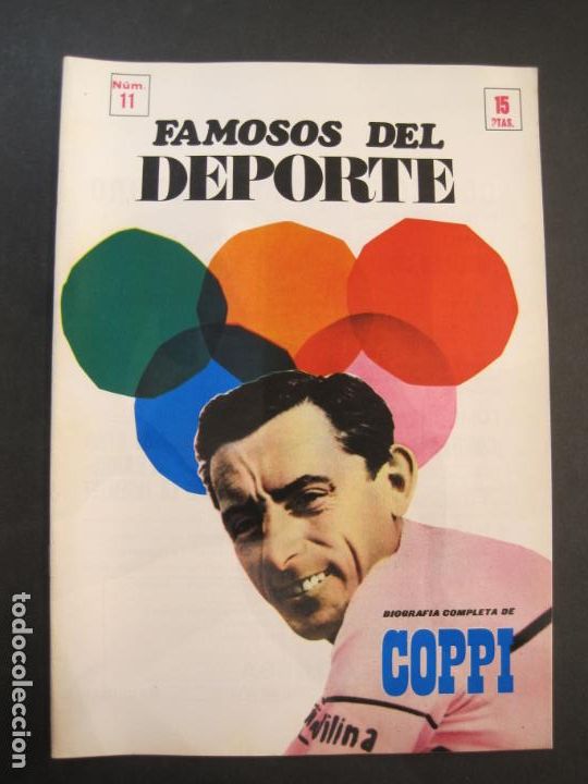 Coleccionismo deportivo: COPPI-CICLISMO-FAMOSOS DEL DEPORTE-BIOGRAFIA CON FOTOS-VER FOTOS-(K-1894)