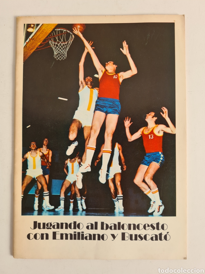 Sammelleidenschaft Sport: Cat&aacute;logo publicidad Wamba Fern&aacute;ndez Hnos. Logro&ntilde;o Jugando al Baloncesto con Emiliano y Buscat&oacute; 1975