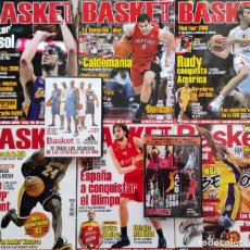 Coleccionismo deportivo: LOTE 6 REVISTA BASKET LIFE 2008-2009 Nº 1-2-3-4-6-14 POSTER GASOL KOBE BRYANT LEBRON JAMES NBA ACB
