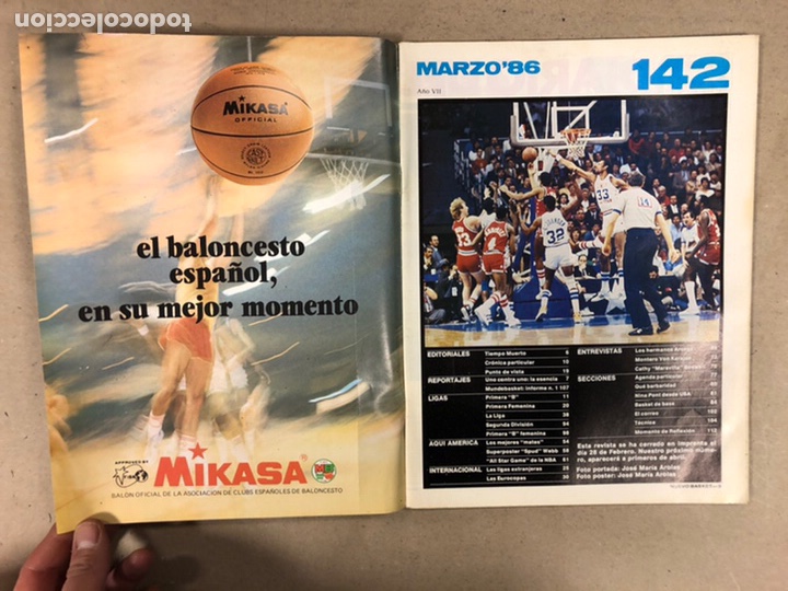 nuevo basket n° 142 (1986). especial all star d - Comprar Revistas y  Periódicos Antiguos Deportivos en todocoleccion - 248305015