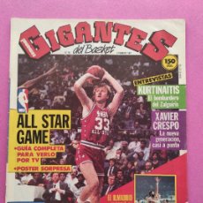 Coleccionismo deportivo: REVISTA GIGANTES DEL BASKET Nº 66 1987 ALL STAR NBA SEATLE 87 POSTER - KURTINAITIS SABONIS