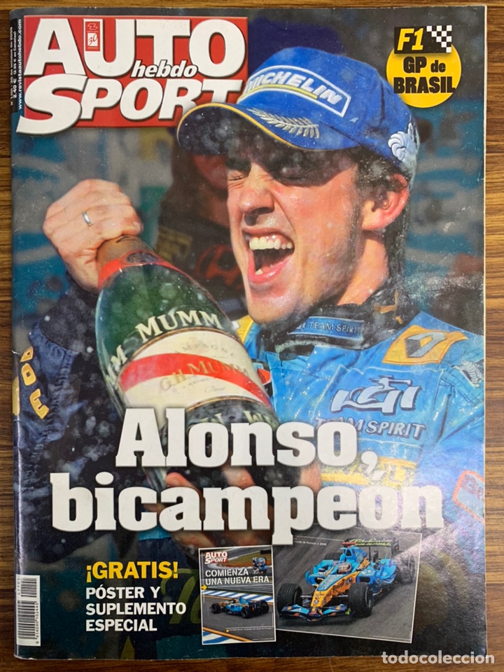 Coleccionismo deportivo: Revista auto hebdo sport n&ordm; 1101 Fernando Alonso campe&oacute;n del mundo F1