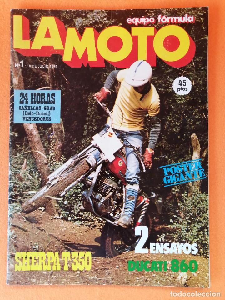 Collectionnisme sportif: REVISTA LA MOTO N&Uacute;MERO 1 A&Ntilde;O 1975