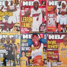 Coleccionismo deportivo: LOTE 9 REVISTA OFICIAL NBA 2010-2012 Nº 214-215-232-235-236-237 BASKET BALONCESTO POSTER GASOL