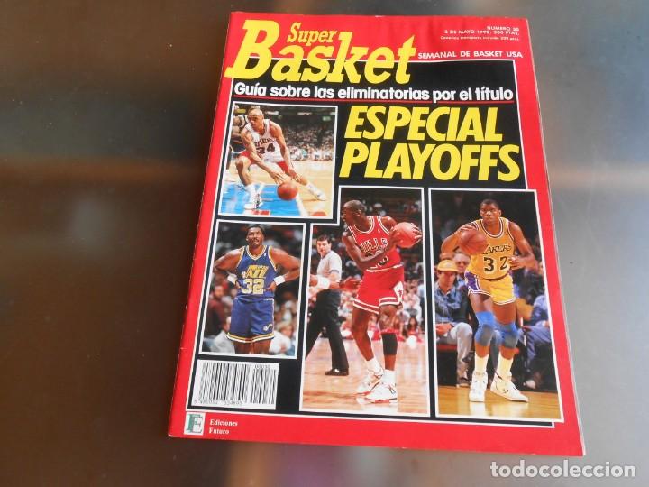 Coleccionismo deportivo: Revista SUPER BASKET, N&ordm; 30 (2 de mayo de 1990), ESPECIAL PLAYOFFS BASKET USA