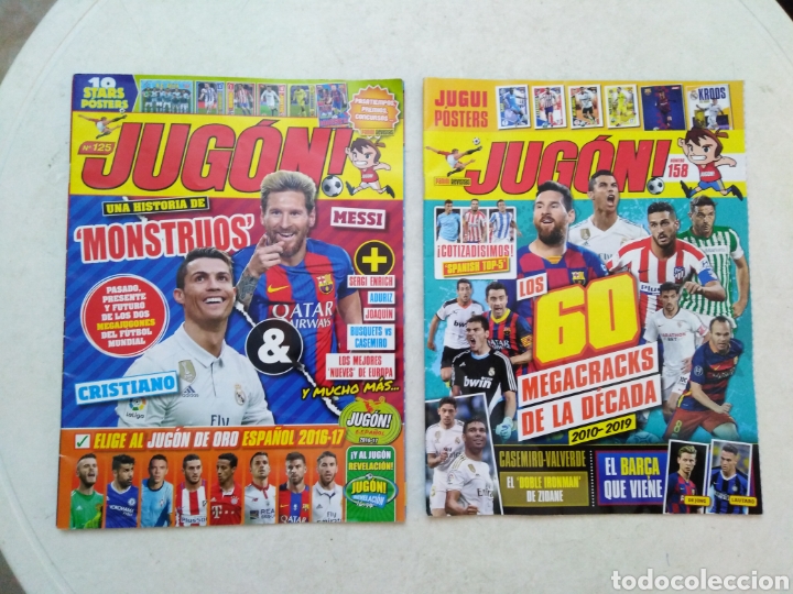Collezionismo sportivo: Lote de 2 revistas de JUGON n&uacute;meros 158 ( 2010-2019 ) y 125 ( 2016-2017 )