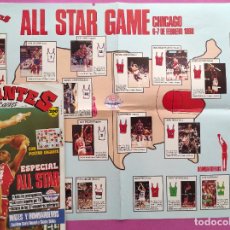 Coleccionismo deportivo: REVISTA GIGANTES DEL BASKET Nº 118 1988 ESPECIAL POSTER GIGANTE ALL STAR NBA CHICAGO 88