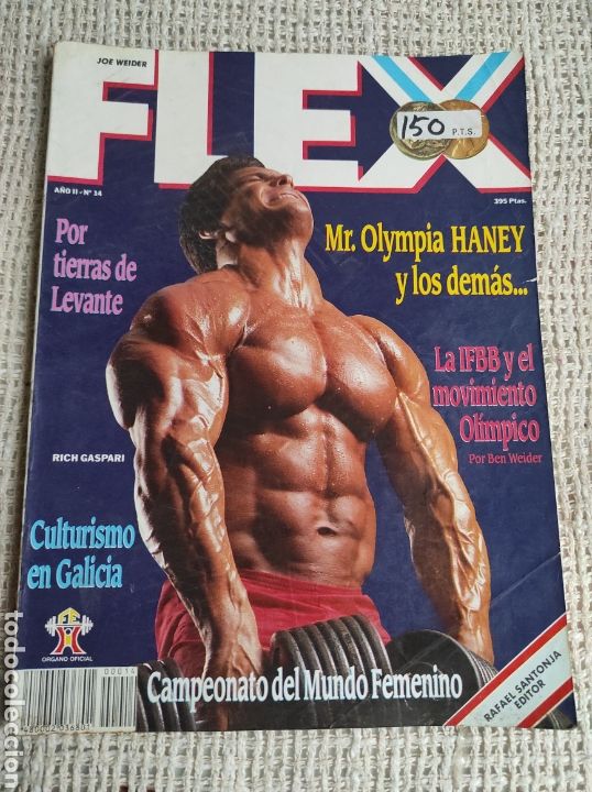 Coleccionismo deportivo: CULTURISMO - FLEX N&ordm; 14 OLYMPIA HANEY -ED. RAFAEL SANTONJA