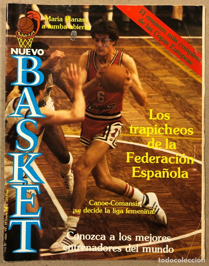 Collectionnisme sportif: NUEVO BASKET N&deg; 94 (1983). CANOE COMANSI, MAR&Iacute;A PLANAS, JACK SCHRADER, L&Iacute;O EN LA FEDERACI&Oacute;N,..