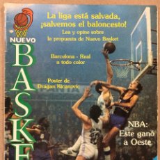 Coleccionismo deportivo: NUEVO BASKET N° 99 (1983). POSTER DRAGAN KICANOVIC, BARCELONA VS REAL MADRID, NBA,.... Lote 266576633