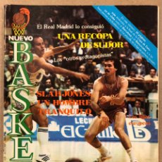 Coleccionismo deportivo: NUEVO BASKET N° 119 (1984). REAL MADRID CAMPEÓN DE LA RECOPA, POSTER SLAB JONES,.... Lote 266581173