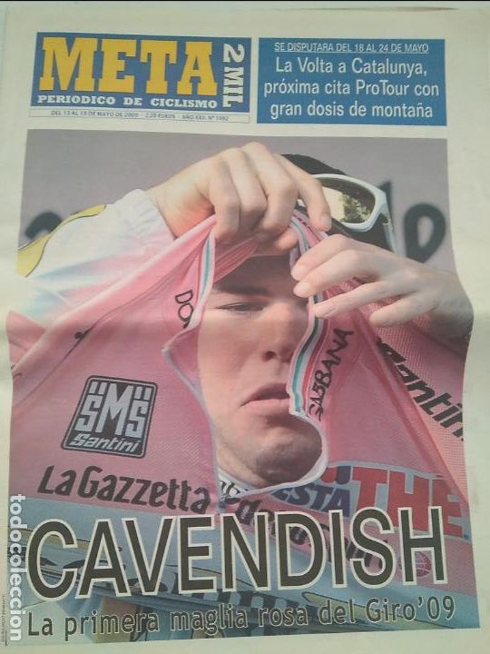 Coleccionismo deportivo: PERIODICO CICLISMO META 2MIL. GIRO DE ITALIA 2009.MUY BUEN ESTADO.