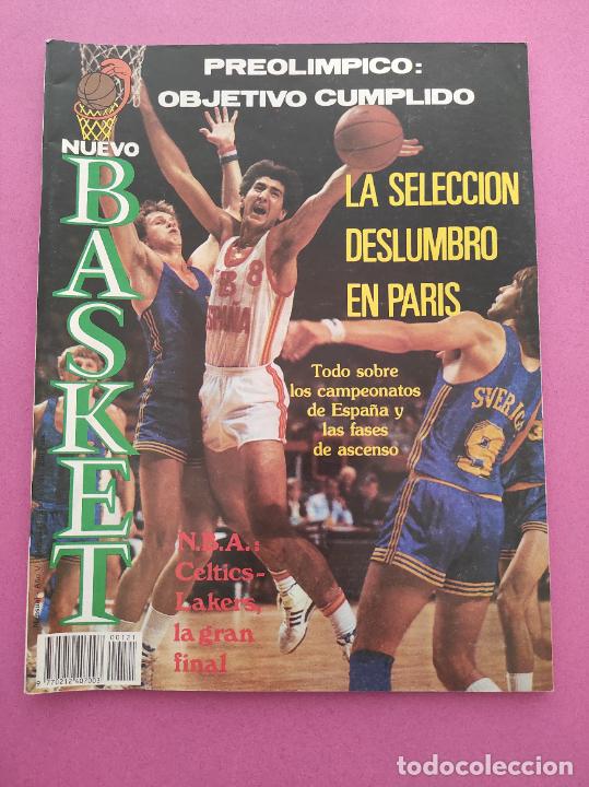 Collectionnisme sportif: REVISTA NUEVO BASKET N&ordm; 121 1984 SELECCION ESPA&Ntilde;OLA PREOLIMPICO JJOO LOS ANGELES 84 - CELTICS LAKERS