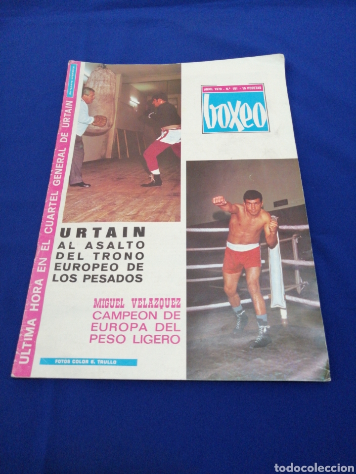 Sammelleidenschaft Sport: BOXEO NUMERO 151 ABRIL 1970 URTAIN