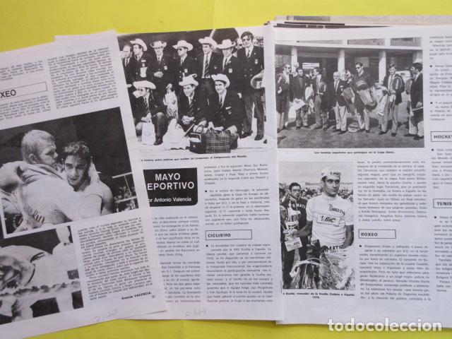 Coleccionismo deportivo: A&Ntilde;O 1970 - BOXEO URTAIN LUIS OCA&Ntilde;A CICLISMO COPA DAVIS TENIS ESPA&Ntilde;A ORANTES GISBERT SANTANA - 3 PAGI