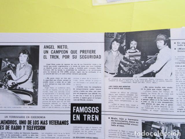 Coleccionismo deportivo: A&Ntilde;O 1974 - CICLISMO OCA&Ntilde;A - ANGEL NIETO BOXEO PEDRO CARRASCO - 3 PAGINAS