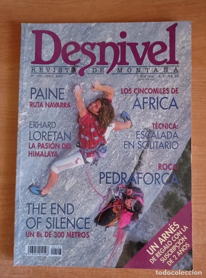 Collezionismo sportivo: Desnivel n&ordm; 107, Revista de Monta&ntilde;a, Junio 1995