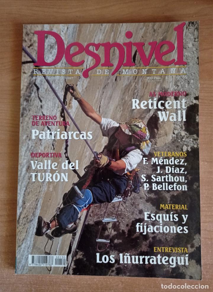 Collezionismo sportivo: Desnivel n&ordm; 135, Revista de Monta&ntilde;a, Diciembre 1997