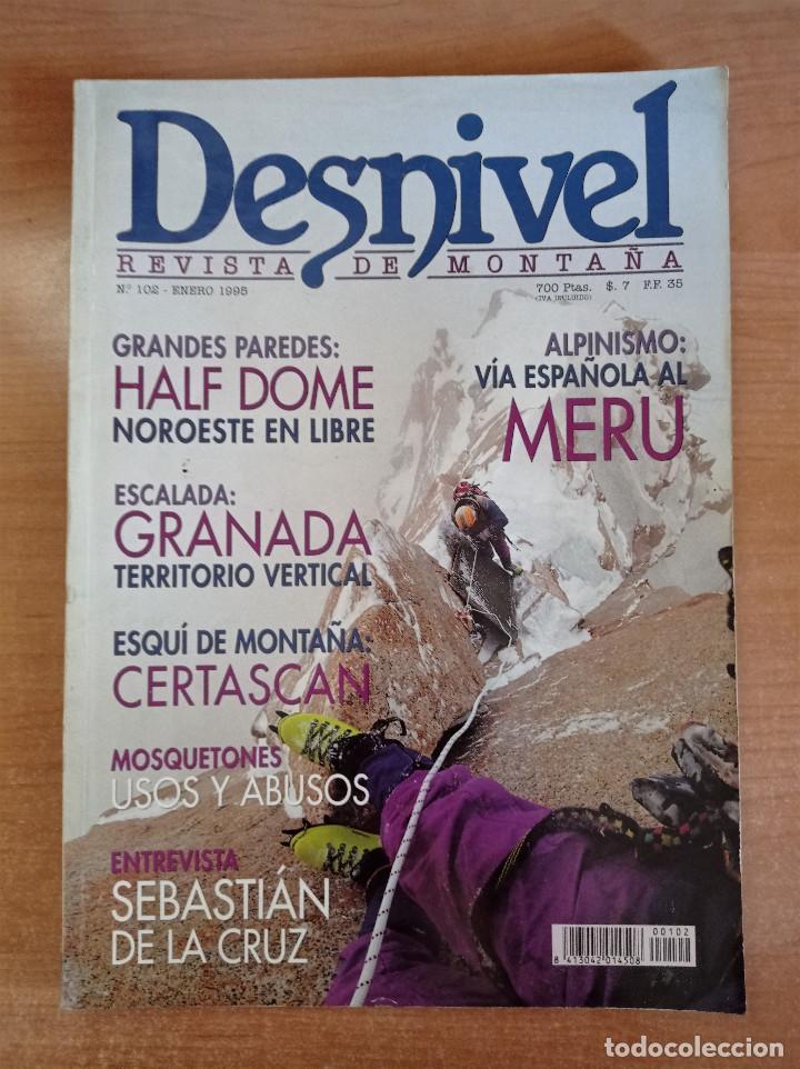 Collezionismo sportivo: Desnivel n&ordm; 102, Revista de Monta&ntilde;a, Enero 1995