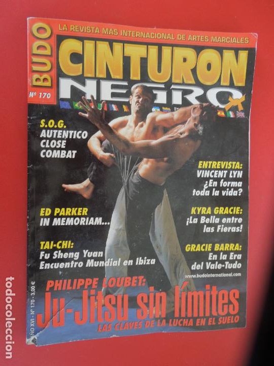 Sammelleidenschaft Sport: BUDO CINTURON NEGRO REVISTA N&ordm; 170 -VINCENT LYN. KYRA GRACIE. GRACIE BARRA. PHILIPPE LOUBET.
