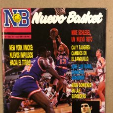 Coleccionismo deportivo: NUEVO BASKET N° 191 (1990). ADIÓS FERNANDO MARTÍN, NEW YORK KNICKS, ANUNCIO AIR JORDAN. Lote 285750458