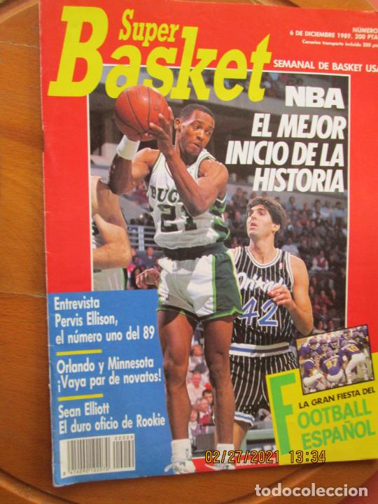 Sammelleidenschaft Sport: SUPER BASKET - N&ordm; 9 - DICIEMBRE 1989 - POSTER REGGIE THEUS.