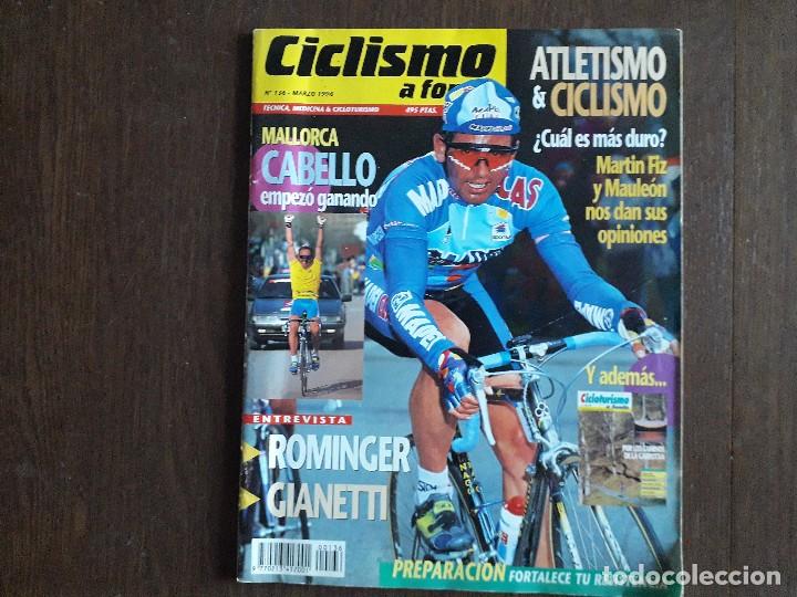 Coleccionismo deportivo: revista ciclismo a fondo n&ordm; 136, marzo de 1996.