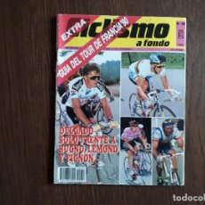 Coleccionismo deportivo: REVISTA CICLISMO A FONDO Nº 59, EXTRA GUÍA DEL TOUR DE FRANCIA AÑO 1990