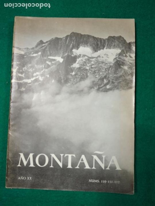 Coleccionismo deportivo: REVISTA MONTA&Ntilde;A. N&ordm; 110 - 111 - 112. CENTRE EXCURSIONISTA DE CATALUNYA. JULIO - DICIEMBRE 1967.