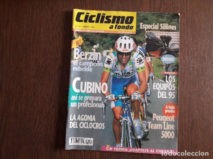 Coleccionismo deportivo: revista ciclismo a fondo n&ordm; 121, febrero 1995, Cubino, as&iacute; se prepara un profesional.