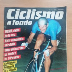 Coleccionismo deportivo: REVISTA CICLISMO A FONDO Nº 14 1986 - POSTER MIGUEL INDURAIN REYNOLDS TOUR PORVENIR - MOSER - KELLY