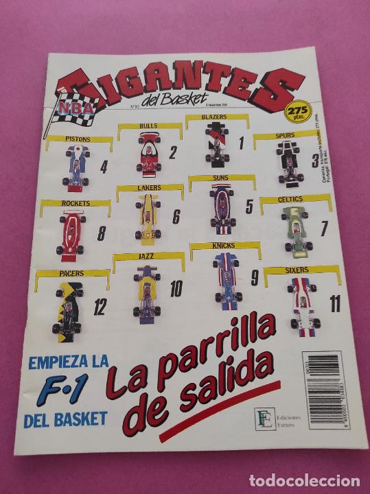 Coleccionismo deportivo: REVISTA GIGANTES DEL BASKET N&ordm; 313 1991 ESPECIAL GUIA NBA 90/91 BLAZERS BULLS-PLANTILLAS EQUIPOS