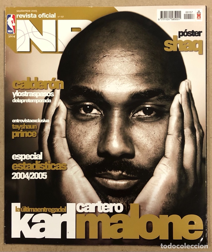Collectionnisme sportif: REVISTA OFICIAL NBA N&deg; 157 (2005). KARL MALONE, ESPECIAL ESTAD&Iacute;STICAS, CALDER&Oacute;N, TAYSHAUN PRINCE