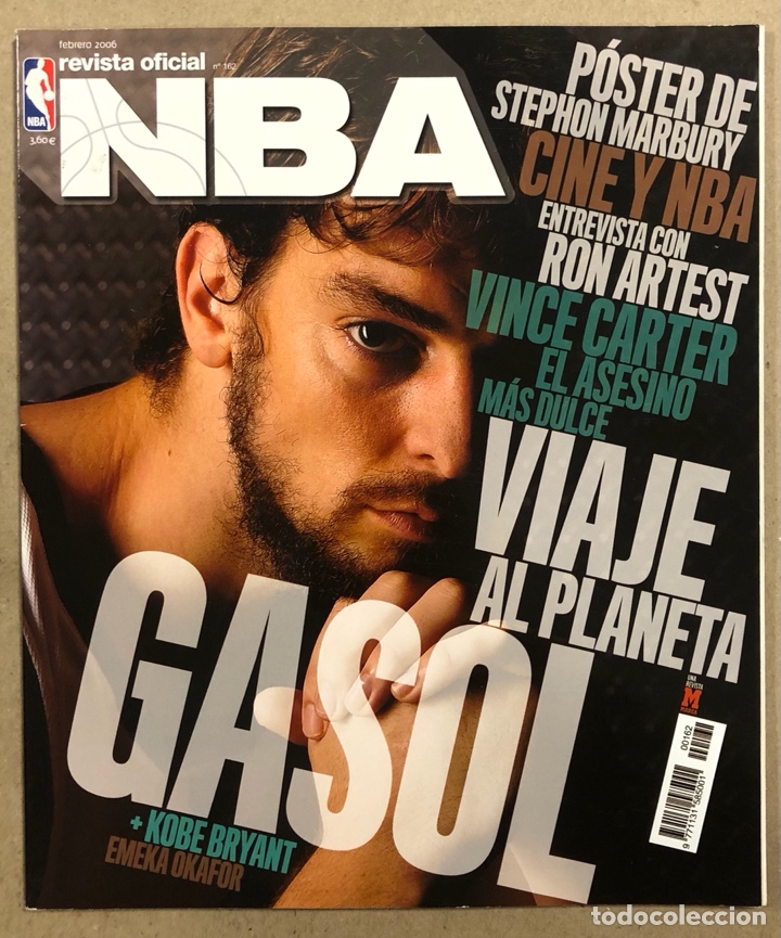Colecionismo desportivo: REVISTA OFICIAL NBA N&deg; 162 (2006). PAU GASOL, VINCE CARTER, RON ARTEST, KOBE BRYANT, EMEKA OKAFOR,..