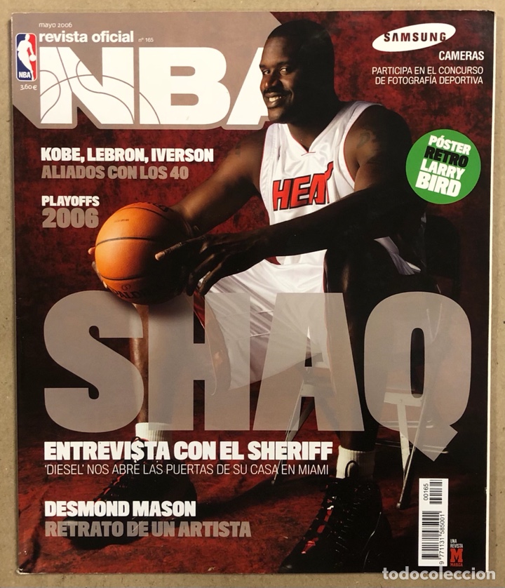 Colecionismo desportivo: REVISTA OFICIAL NBA N&deg; 165 (2006). SHAQ, KOBE, LEBRON, IVERSON, KARL MALONE, REGGIE MILLER,&hellip;