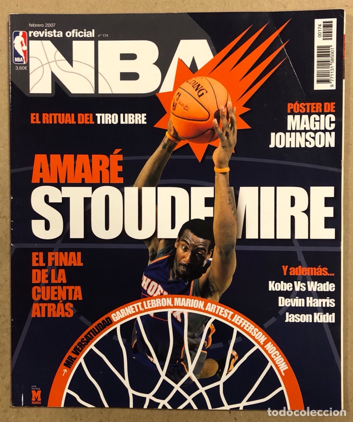 Colecionismo desportivo: REVISTA OFICIAL NBA N&deg; 174 (2007). AMARE STOUDEMIRE, KOBE BRYANT Vs WADE, DEVIN HARRIS, JAS&Oacute;N KIDD,