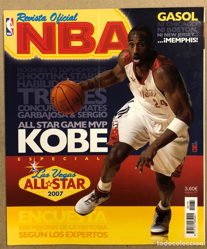 Collectionnisme sportif: REVISTA OFICIAL NBA N&deg; 175 (2007). ESPECIAL ALL STAR LAS VEGAS, KOBE BRYANT, GASOL,&hellip;
