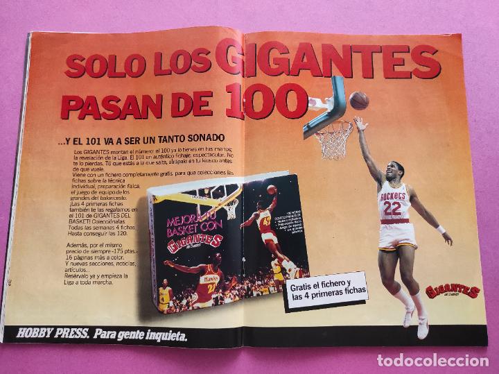 Coleccionismo deportivo: REVISTA GIGANTES DEL BASKET Nº 100 1987 FERNANDO MARTIN REAL MADRID-CORBALAN-MENEGHIN-EPI-PORTELA - Foto 2 - 304000668
