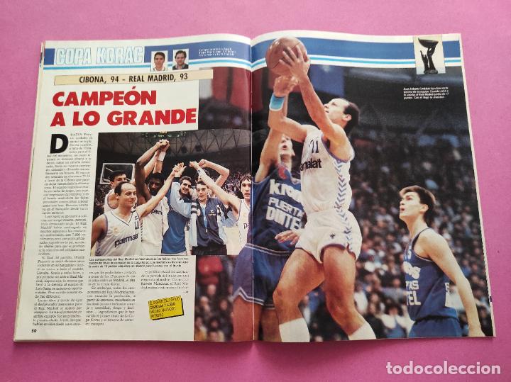 Coleccionismo deportivo: REVISTA GIGANTES DEL BASKET Nº 124 1988 REAL MADRID CAMPEON COPA KORAC 87/88-CORBALAN-LOLO SAINZ - Foto 3 - 304001383