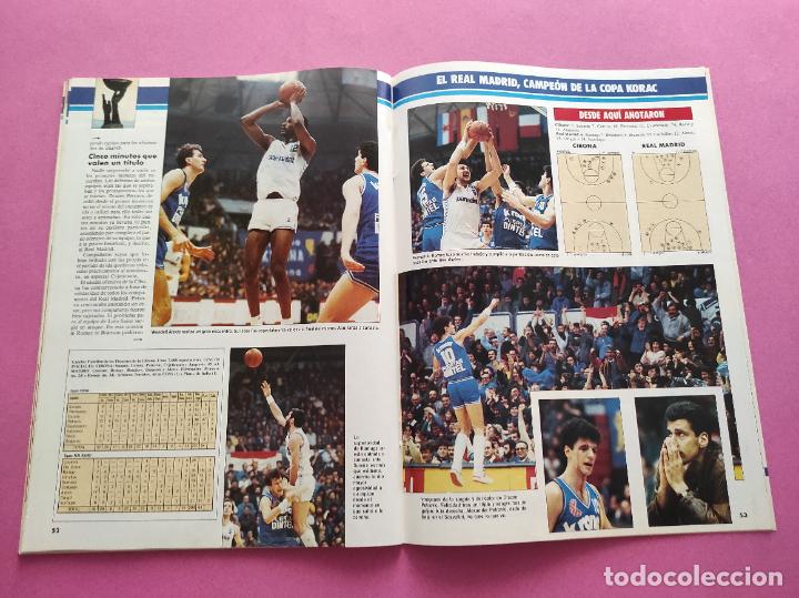 Coleccionismo deportivo: REVISTA GIGANTES DEL BASKET Nº 124 1988 REAL MADRID CAMPEON COPA KORAC 87/88-CORBALAN-LOLO SAINZ - Foto 4 - 304001383